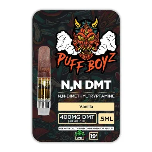 Puff Boyz NN DMT 0.5ML 400MG Vanilla Vape Cartridge