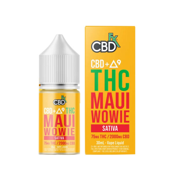 THC Vape Juice + CBD – Maui Wowie UK